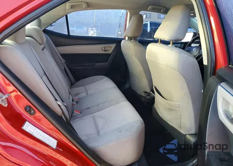 2015 Toyota Corolla Le z USA, uszkodzony, nr VIN 2T1BURHEXFC328848